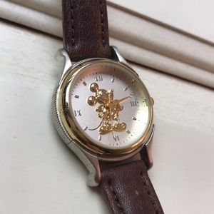 Disney Gold Silhouette Mickey Watch